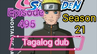 Episode 495 @ Season 21 @ Naruto shippuden @ Tagalog dub