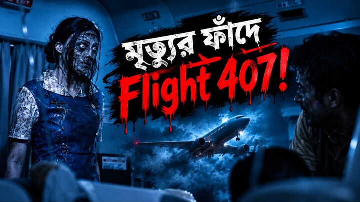 মৃত যাত্রীদের নিয়ে আকাশে উড়ছে বিমান! | Flight 407 Movie Explained in Bangla