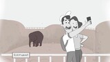 Environmental satirical animated short film "We Love Animals", the "love" of humans in the zoo!