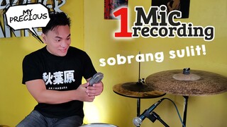 1 Mic Set Up | All Around Microphone | DRUM RECORDING (Tagalog)