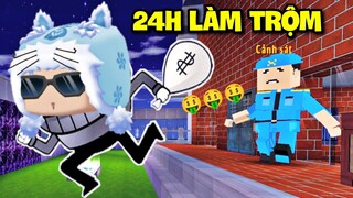 MINI GAME: 24H LÀM ĂN TRỘM MEOWPEO BỊ CHÚ CẢNH SÁT DÍ CHẠY TÉ KHÓI TRONG MINI WORLD