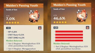 GENSHIN IMPACT ROLL MY ARTIFACT LUCKY OR NOT #105
