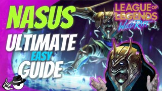 NASUS - The EASIEST Way to Play in League of Legends Wild Rift