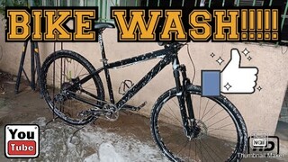 HOW TO WASH BIKE IN A SIMPLE WAY | PAANO MAG HUGAS NG BIKE SA MADALING PARAAN