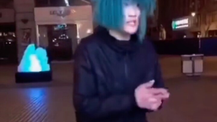 The Matte Boy Leader Flirts with Strangers Outdoors