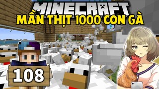 THỬ THÁCH SINH TỒN MINECRAFT 1.15 | Tập 108 | Tiêu Diệt 1000 Con Gà Và Làm Máy Bắn Trứng Gà Tự Động