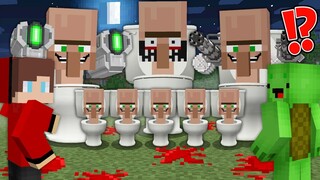 Scary SKIBIDI TOILET Army vs JJ and Mikey is CHASING in Minecraft Challenge - Maizen JJ and Mikey