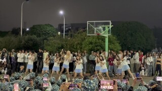 湖南科技大学军训表演《Gee》，太青春活力了吧！
