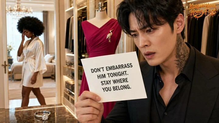 His Black Wife Refused the Family Ball—Korean Mafia Boss Read the Note Pinned to Her Dress