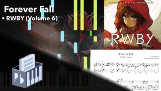 Forever Fall - RWBY Volume 6 OST (Piano Tutorial)