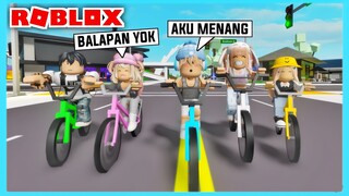Aku Dan Adiku Menang Balapan Sepeda Di Roblox Brookhaven ft @Shasyaalala