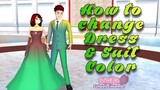 How to Change Dress and Suit color |Tutorial #10 |Sakura School Simulator | Tanya Sensei