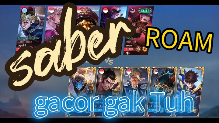 Emang enak kalo saber roam!?. 7kill.!!!