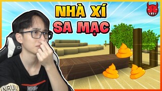 Mini World sinh tồn #2: Songfish xây nhà xí mát mẻ giữa sa mạc