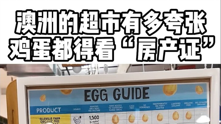سوبرماركتات أستراليا مبهمة لدرجة أنّ بيض الدجاج يُصنَّف حسب وثائق الملكية العقارية!