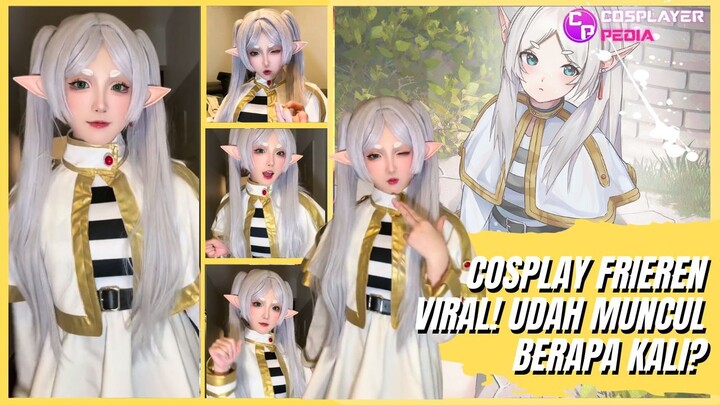 Cosplay Frieren VIRAL! Frieren Flying Kiss In Real Life 😍 Udah Muncul Berapa Kali?