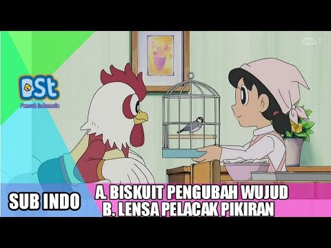 Doraemon Episode "Biskuit Pengubah Wujud // Lensa Pelacak Pikiran