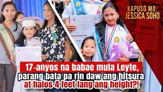 17-anyos na babae, parang bata raw ang hitsura at halos 4 feet ang height? | Kapuso Mo, Jessica Soho