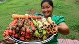 Cooking Hot dog with  Spicy chili recipe for food By village - Cooking Life