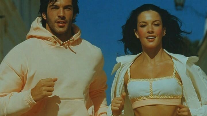 Couple walking in the morning