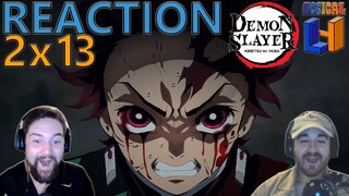 TANJIRO GOES GOD MODE | Demon Slayer 2x13 "Layered Memories" | REACTION