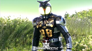 Kamen Rider Kabuto - Tiandao is kicked back to the parallel world by Black Kabuto