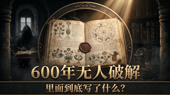 《伏尼契手稿：600年来无人破解的神秘密码，里面到底写了什么？》