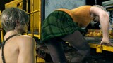 Ashley Surprises Leon With Her Skills - Resident Evil 4 Remake