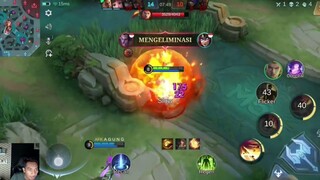 Main Roam Menggunakan Tigreal Kita Banti Irithel Maniac | Mobile Legend