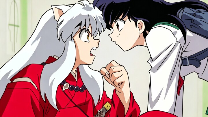 InuYasha and Kagome | InuYasha’s back in the modern era, hanging out with Kagome again