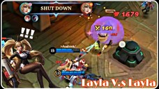 Angela namen nag drama sa last (pft) Layla v.s Layla [Mobile Legend Bang-Bang] Brawl Mode