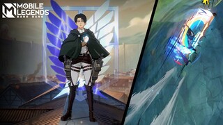Martis Attack On Titan Levi Skin Spotlight MLBB