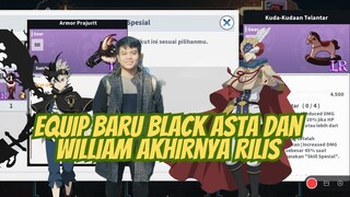 EQUIP BARU BLACK ASTA DAN WILLIAM AKHIRNYA RILIS 🍀 BLACK CLOVER MOBILE