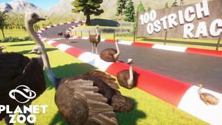 100 การแข่งขันนกกระจอกเทศใน Planet Zoo