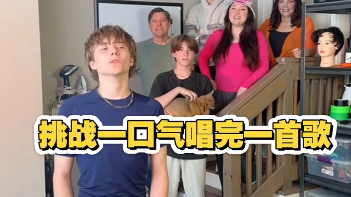 Thử thách hát hết một bài trong một hơi, xem ai biểu diễn ổn định nhất!