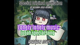 lonely lonely music but with jubah animation