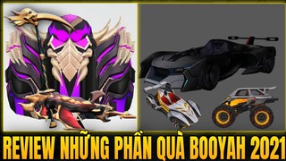 Free Fire - Review Những Phần Quà Free Booyah 2021 - Review Những Skin Trong Thẻ Vô Cực Rồng Mới