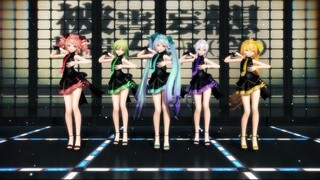 [MMD] 被害妄想携帯女子(笑) [Miku・Teto・Neru・GUMI・Haku]