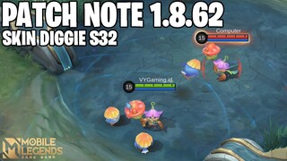 MASHA NERF BRUTAL, AURORA NERF, NANA NERF, HAYABUSA BUFF - PATCH NOTE 1.8.62 MOBILE LEGENDS
