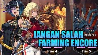 Encore Cerberus, Jangan Sampai Salah Farming Encore | Solo Leveling: ARISE