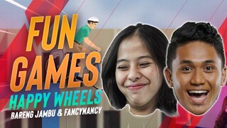 RODA - RODA SENANG - FUN GAME HAPPY WHEELS BARENG JAMBU & ICHA