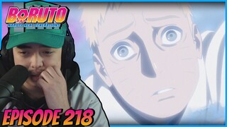 THE SADDEST EPISODE YET || KURAMA'S DEATH 😔 || Boruto Episode 218 REACTION