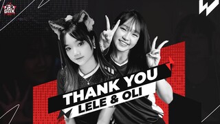 Thank you - Lele & Oli