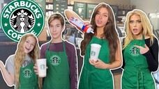 WE OPENED A STARBUCKS IN OUR HOUSE 🥤❤️ | Brighton Sharbino