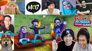 Reaksi Kocak Gamer Ngeprank Maling Di Jumpscare Film Horor | Scary Robber Home Clash Indonesia