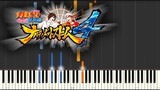 Naruto Shippūden: Ultimate Ninja Storm 4 | Title Screen Theme | Synthesia Piano Tutorial