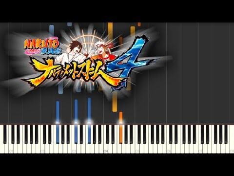 Naruto Shippūden: Ultimate Ninja Storm 4 | Title Screen Theme | Synthesia Piano Tutorial