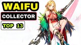 Top 13 Best WAIFU COLLECTOR Games | Top GACHA games RPG on Android iOS 2023 (Anime Style Games)