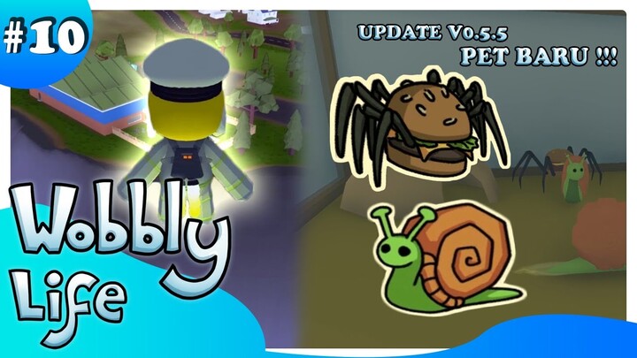 JETPACK ALIEN AKHIRNYA !! + REVIEW UPDATE PET BARU !! | WOBBLY LIFE #10