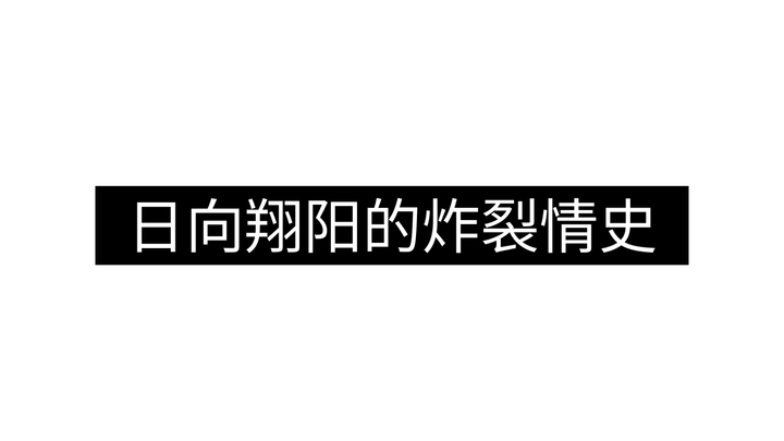 日 向 翔 阳 的 炸 裂 情 史